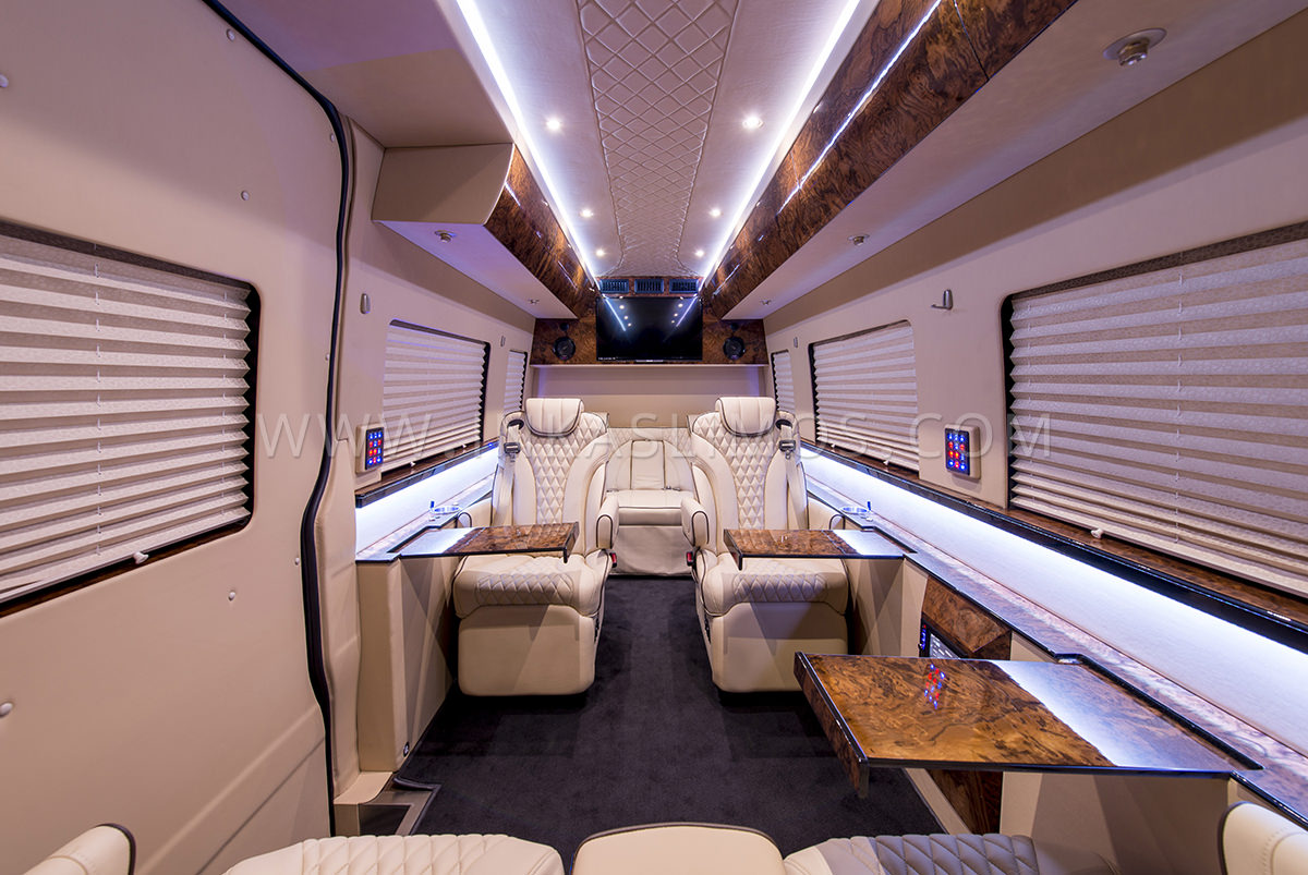 Armored Mercedes Benz Sprinter Bulletproof Limousine For Sale