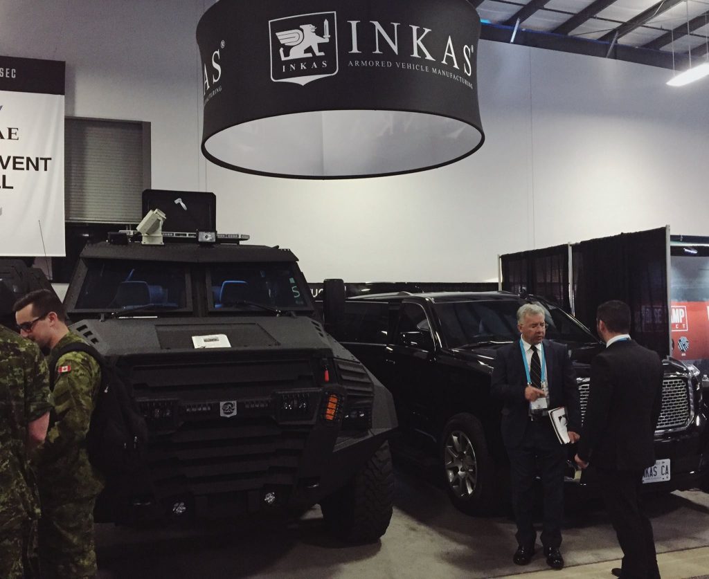 INKAS Armored Sentry APC at CANSEC