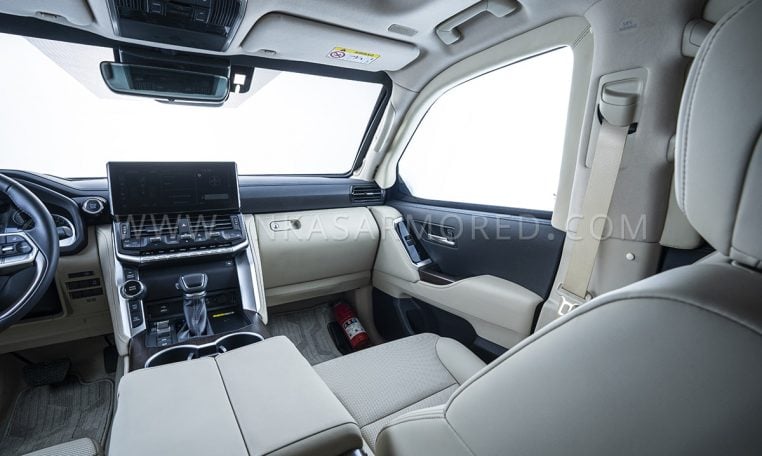 Bulletproof Toyota Interior