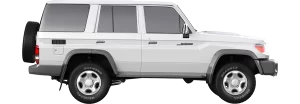 Armored Toyota Land Cruiser 76