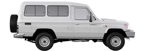 Armored Toyota Land Cruiser 78