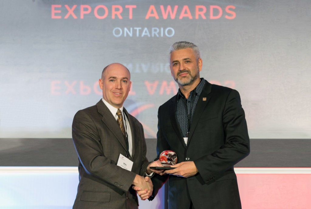 INKAS accepts Ontario Export Awards