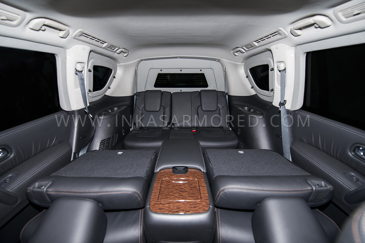 Armored Nissan Armada For Inkas Vehicles Bulletproof Armored Nissan Armada Folding Seats