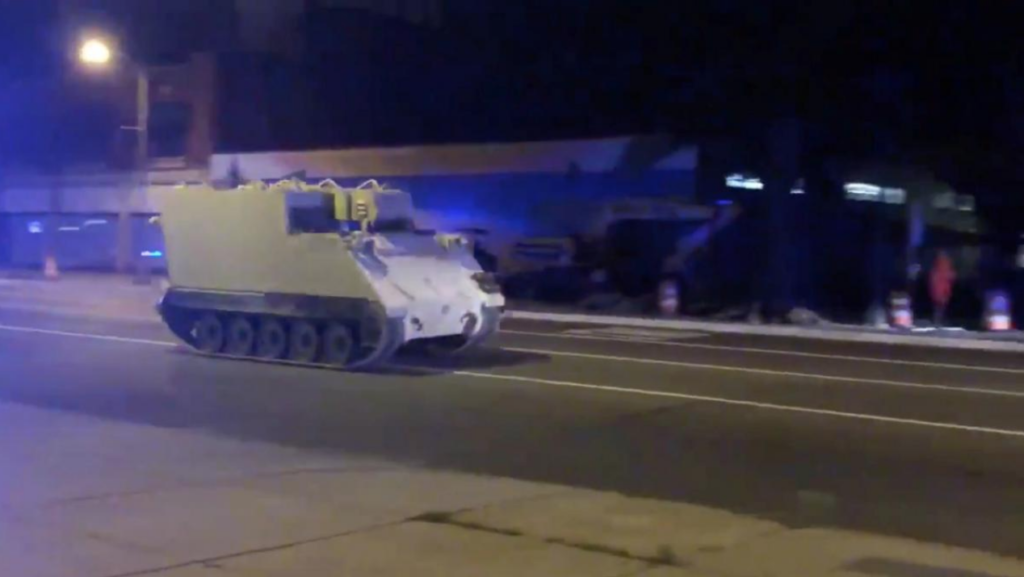 Stolen armored vehicle in Virginia