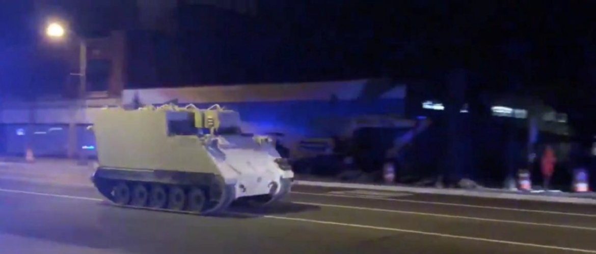 Stolen armored vehicle in Virginia