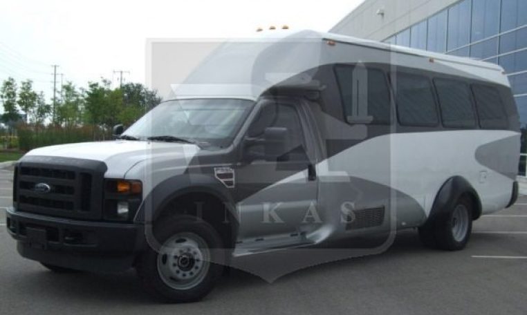 ArmoredFordFTransportVehicleFrontView