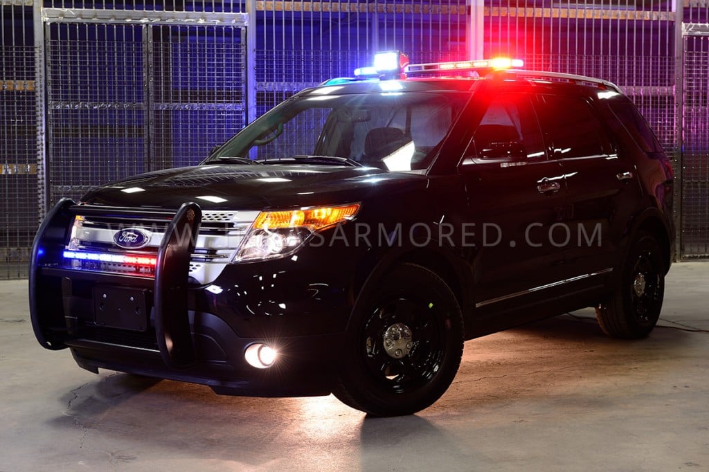 armored police ford explorer