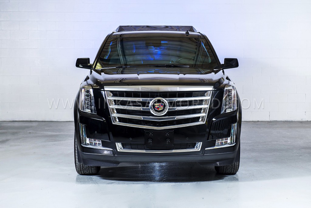 Armoured Cadillac Escalade Limo Front