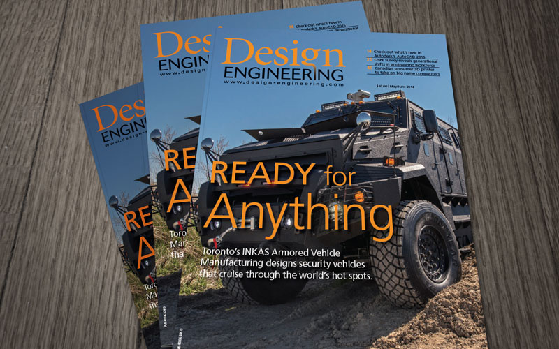 Design Engineering magazine on INKAS® production processINKAS Armored ...