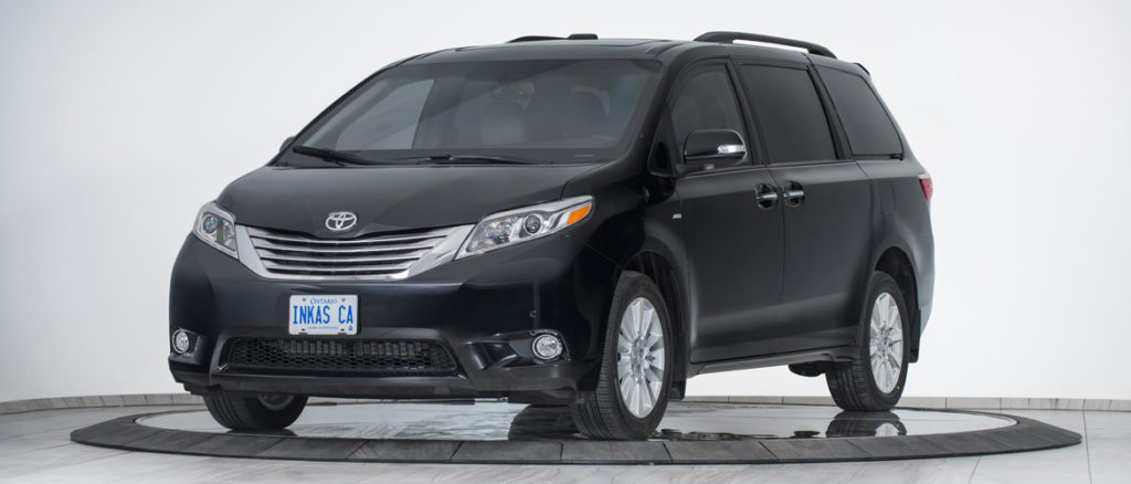 inkas armored toyota sienna front